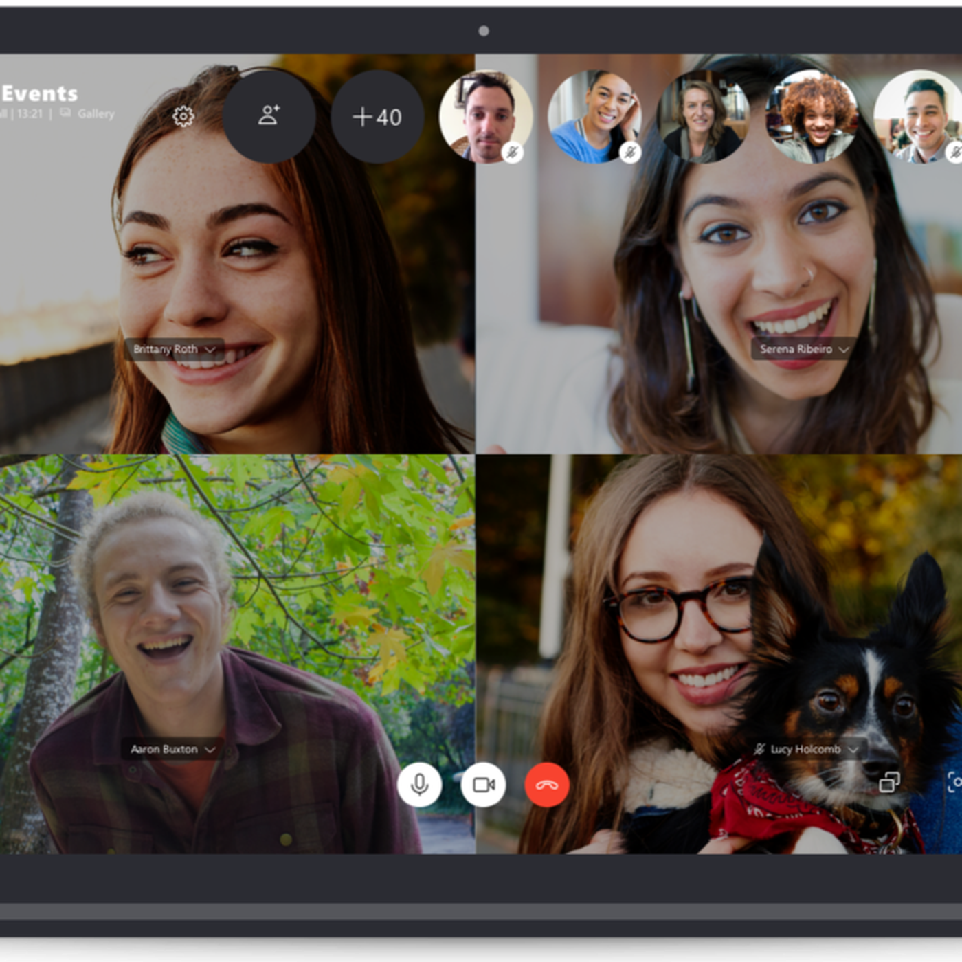 Microsoft's new 50-person group video chat feature for Skype exits ...